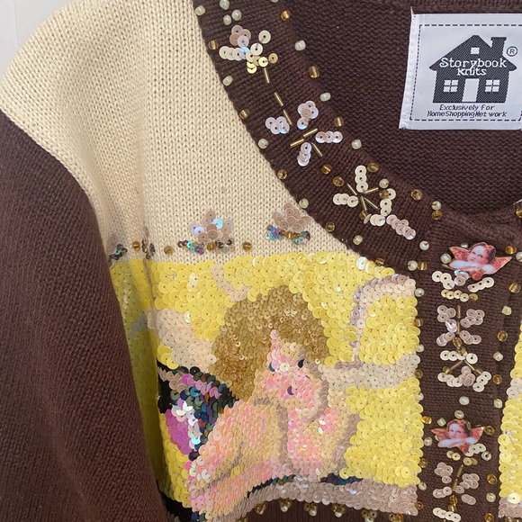 Storybook Knits Cardigan Sweater with Cherubs L
NWT - Picture 4 of 16